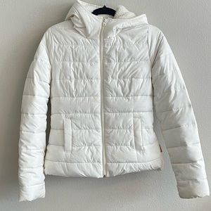 Hollister white Jacket